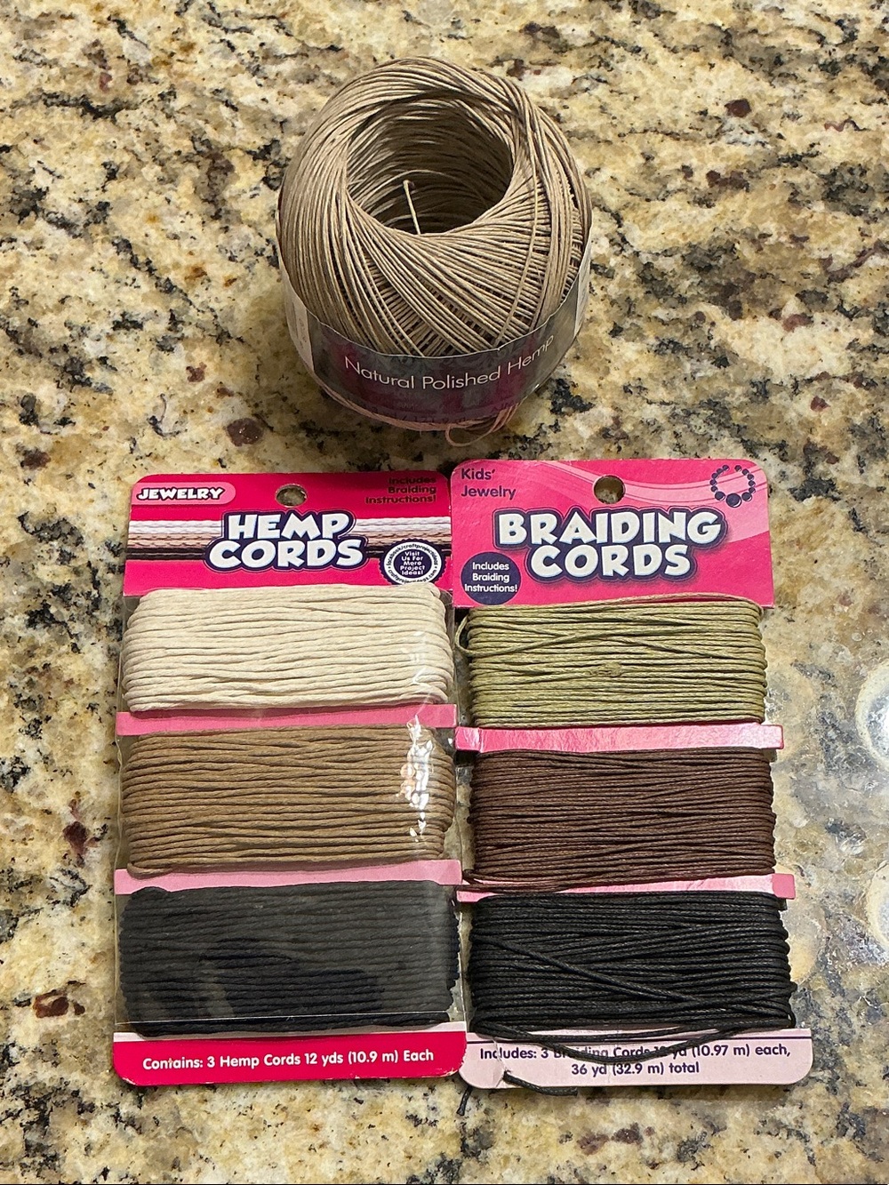 Earth Toned Hemp Cord Bundle